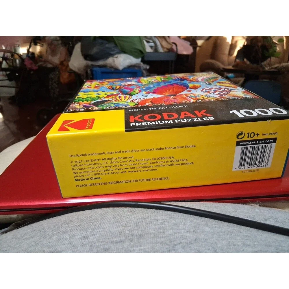 Kodak 1000 pc Premium Puzzle Ballooning Fun #8700 RoseArt 2021 Poster Included